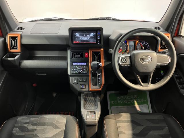 タフトG純正ナビ パノラマモニター フルセグTV CD DVD USB Bluetooth ドラレコ ETC オートライト LEDヘッドライト プッシュスタート アイドリングストップ 前席シートヒーター(愛媛県)の中古車