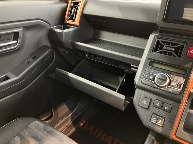 タフトG純正ナビ パノラマモニター フルセグTV CD DVD USB Bluetooth ドラレコ ETC オートライト LEDヘッドライト プッシュスタート アイドリングストップ 前席シートヒーター(愛媛県)の中古車