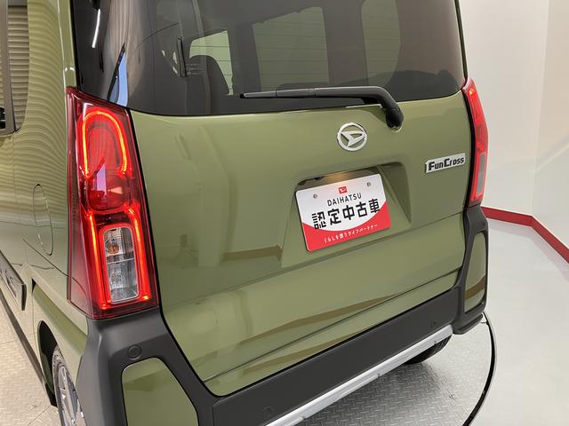 タントファンクロスターボ2WD 両側電動スライドドア ベンチシート コーナーセンサー アイドリングストップ車 オートライト オートマチックハイビーム LEDヘッドライト フロントフォグランプ 電動パーキングブレーキ(愛媛県)の中古車