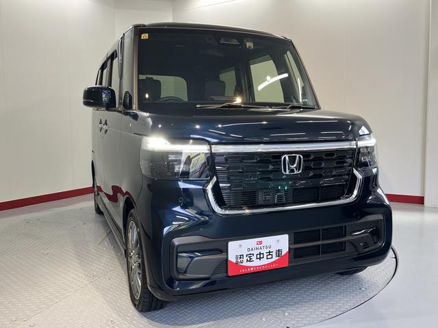 N−BOXカスタムターボベンチシート アイドリングストップ車 両側電動スライドドア オートライト LEDヘッドライト 電動パーキングブレーキ 純正ナビ CD DVD Bluetooth USB フルセグTV バックカメラ(愛媛県)の中古車