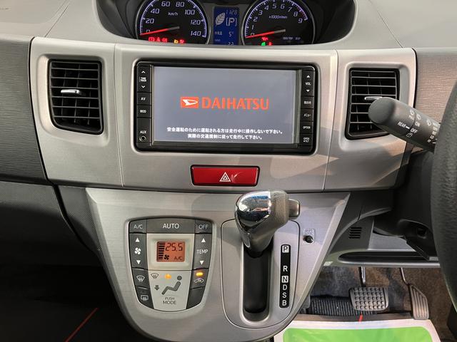 ムーヴカスタム Xリミテッド2WD ベンチシート プッシュスタート HIDヘッドライト フロントフォグランプ メモリーナビ CD ワンセグTV バックカメラ 純正アルミホイール(愛媛県)の中古車