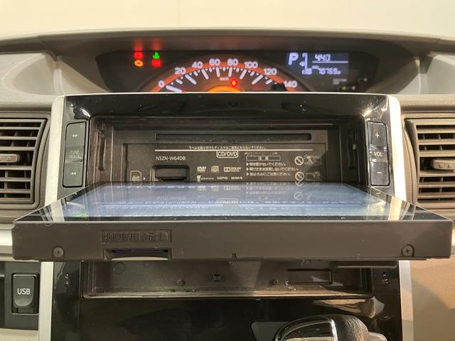 タントＧ　ＳＡ２ＷＤ　プッシュスタート　両側電動スライドドア　アイドリングストップ車　オートライト　ハロゲンヘッドライト　盗難防止装置　純正ナビ　ＣＤ　ＤＶＤ　ＳＤ　　Ｂｌｕｅｔｏｏｔｈ　ＵＳＢ　バックカメラ（愛媛県）の中古車