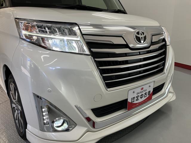 ルーミーカスタムG−T2WD 両側電動スライドドア オートライト 運転席・助手席シートヒーター クルーズコントロール LEDヘッドライト オートマチックハイビーム アイドリングストップ車 フロントフォグランプ 純正ナビ(愛媛県)の中古車