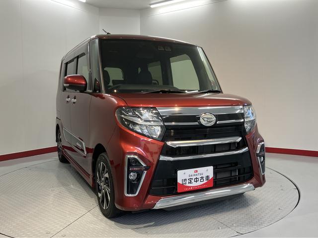 タントカスタムＸスタイルセレクション２ＷＤ　ベンチシート　両側電動スライドドア　アイドリングストップ車　オートライト　ＬＥＤヘッドライト　フロントフォグランプ　運転席・助手席シートヒーター　プッシュスタート　純正ナビ　ＣＤ　ＤＶＤ（愛媛県）の中古車