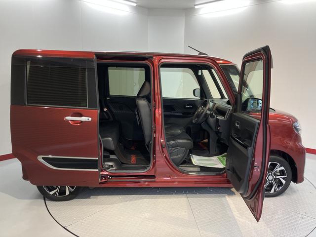 タントカスタムＸスタイルセレクション２ＷＤ　ベンチシート　両側電動スライドドア　アイドリングストップ車　オートライト　ＬＥＤヘッドライト　フロントフォグランプ　運転席・助手席シートヒーター　プッシュスタート　純正ナビ　ＣＤ　ＤＶＤ（愛媛県）の中古車