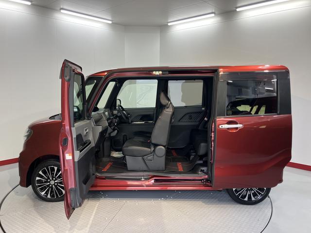 タントカスタムRS純正ナビ バックモニター フルセグTV CD DVD USB Bluetooth ETC 両側電動スライドドア 障害物センサー オートライト LEDヘッドライト 前席シートヒーター プッシュスタート(愛媛県)の中古車