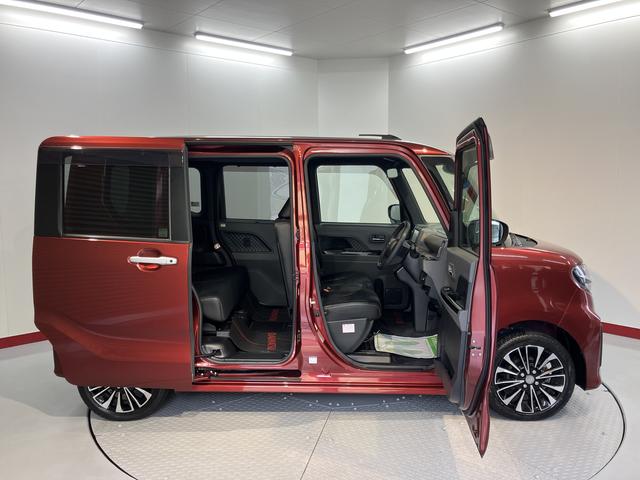 タントカスタムRS純正ナビ バックモニター フルセグTV CD DVD USB Bluetooth ETC 両側電動スライドドア 障害物センサー オートライト LEDヘッドライト 前席シートヒーター プッシュスタート(愛媛県)の中古車