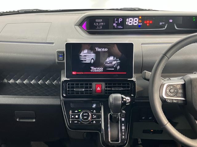 タントカスタムＲＳセレクション純正ナビ　バックモニター　フルセグＴＶ　ＣＤ　ＤＶＤ　ＵＳＢ　Ｂｌｕｅｔｏｏｔｈ　ドラレコ　ＥＴＣ　純正後席モニター　両側電動スライドドア　クルーズコントロール　ＬＥＤヘッドライト　障害物センサー（愛媛県）の中古車