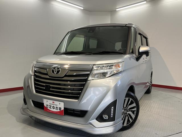 ルーミーカスタムＧ　Ｓプッシュスタート　両側電動スライドドア　アイドリングストップ車　オートライト　ＬＥＤヘッドライト　フロントフォグランプ　純正ナビ　ＣＤ　ＤＶＤ　フルセグＴＶ　ＳＤ　Ｂｌｕｅｔｏｏｔｈ　ＥＴＣ車載器（愛媛県）の中古車