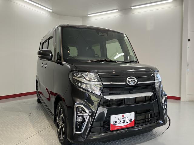 タントカスタムＸプッシュスタート　両側電動スライドドア　コーナーセンサー　アイドリングストップ車　オートライトオートマチックハイビーム　ＬＥＤヘッドライト　フロントフォグランプ　純正ナビ　ＣＤ　ＤＶＤ　フルセグＴＶ（愛媛県）の中古車