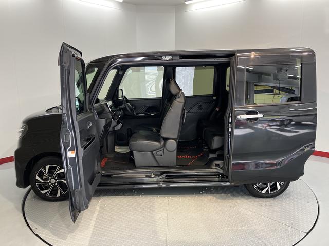 タントカスタムＸプッシュスタート　両側電動スライドドア　コーナーセンサー　アイドリングストップ車　オートライトオートマチックハイビーム　ＬＥＤヘッドライト　フロントフォグランプ　純正ナビ　ＣＤ　ＤＶＤ　フルセグＴＶ（愛媛県）の中古車