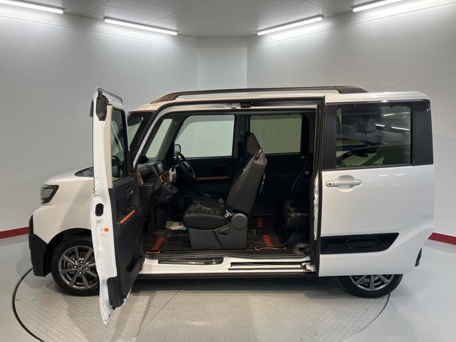 タントファンクロス純正ナビ　パノラマモニター　フルセグＴＶ　ＣＤ　ＤＶＤ　ＵＳＢ　Ｂｌｕｅｔｏｏｔｈ　ドラレコ　両側電動スライドドア　オートライト　ＬＥＤヘッドライト　前席シートヒーター　電動パーキング　障害物センサー（愛媛県）の中古車