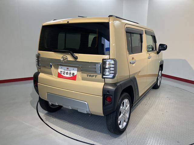 タフトＧターボ　クロムベンチャーアダプティブクルーズコントロール　バックカメラ　オートライト　ＬＥＤヘッドライト　フォグランプ　左右シートヒーター　オートエアコン　スマートキー　プッシュスタート　電動格納ドアミラー　スマートアシスト（愛媛県）の中古車