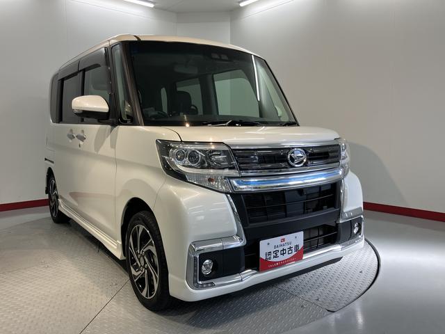 タントカスタムＲＳ　トップエディションＶＳ　ＳＡIII純正ナビ　パノラマモニター　フルセグＴＶ　ＣＤ　ＤＶＤ　ＵＳＢ　Ｂｌｕｅｔｏｏｔｈ　ＥＴＣ　両側電動スライドドア　前席シートヒーター　オートライト　ＬＥＤヘッドライト　アイドリングストップ　キーフリー（愛媛県）の中古車