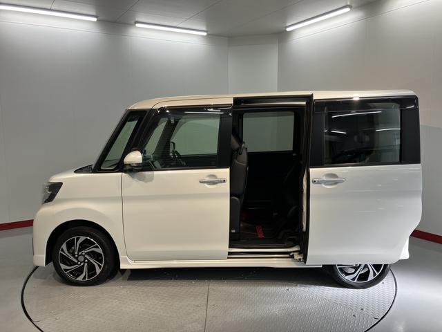 タントカスタムＲＳ　トップエディションＶＳ　ＳＡIII純正ナビ　パノラマモニター　フルセグＴＶ　ＣＤ　ＤＶＤ　ＵＳＢ　Ｂｌｕｅｔｏｏｔｈ　ＥＴＣ　両側電動スライドドア　前席シートヒーター　オートライト　ＬＥＤヘッドライト　アイドリングストップ　キーフリー（愛媛県）の中古車