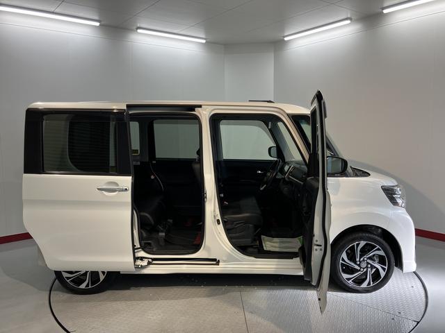 タントカスタムＲＳ　トップエディションＶＳ　ＳＡIII純正ナビ　パノラマモニター　フルセグＴＶ　ＣＤ　ＤＶＤ　ＵＳＢ　Ｂｌｕｅｔｏｏｔｈ　ＥＴＣ　両側電動スライドドア　前席シートヒーター　オートライト　ＬＥＤヘッドライト　アイドリングストップ　キーフリー（愛媛県）の中古車