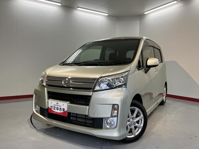 ムーヴカスタム　Ｘリミテッド純正ナビ　バックモニター　ワンセグＴＶ　ＣＤ　ＵＳＢ　オートライト　ＬＥＤヘッドライト　プッシュスタート　アイドリングストップ　電動格納ドアミラー　キーフリーシステム　純正アルミホイール（愛媛県）の中古車