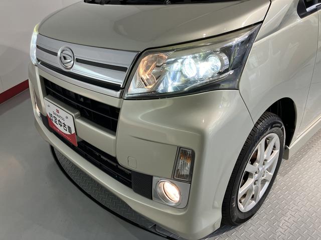 ムーヴカスタム　Ｘリミテッド純正ナビ　バックモニター　ワンセグＴＶ　ＣＤ　ＵＳＢ　オートライト　ＬＥＤヘッドライト　プッシュスタート　アイドリングストップ　電動格納ドアミラー　キーフリーシステム　純正アルミホイール（愛媛県）の中古車