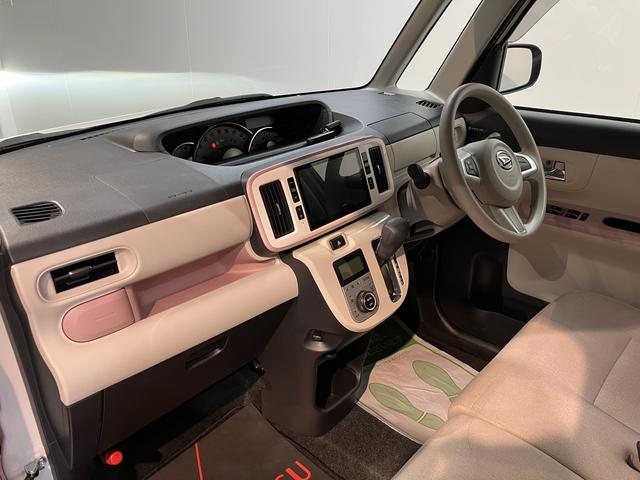 ムーヴキャンバスＧメイクアップリミテッド　ＳＡIII２ＷＤ　ベンチシート　オートライト　オートハイビーム　ＬＥＤヘッドライト　フロントフォグランプ　両側電動スライドドア　アイドリングストップ車　　プッシュスタート　純正メモリーナビ　ＣＤ　ＤＶＤ　ＵＳＢ（愛媛県）の中古車