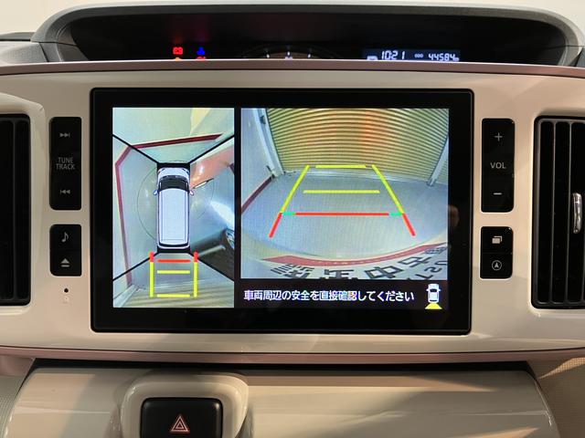 ムーヴキャンバスＧメイクアップリミテッド　ＳＡIII２ＷＤ　ベンチシート　オートライト　オートハイビーム　ＬＥＤヘッドライト　フロントフォグランプ　両側電動スライドドア　アイドリングストップ車　　プッシュスタート　純正メモリーナビ　ＣＤ　ＤＶＤ　ＵＳＢ（愛媛県）の中古車