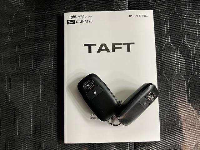 タフトG2WD オートライト アイドリングストップ車 LEDヘッドライト 電動パーキングブレーキ フォグランプ プッシュスタート オートブレーキホールド 前後ドライブレコーダー 純正メモリーナビ CD DVD(愛媛県)の中古車