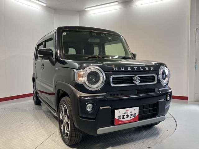 ハスラーハイブリッドＸターボ２ＷＤ　アイドリングストップ　オートライト　運転席・助手席シートヒーター　ＬＥＤヘッドライト　フロントフォグランプ　アダプティブクルーズコントロール　社外前後ドライブレコーダー　純正ナビ　ＣＤ　ＤＶＤ（愛媛県）の中古車