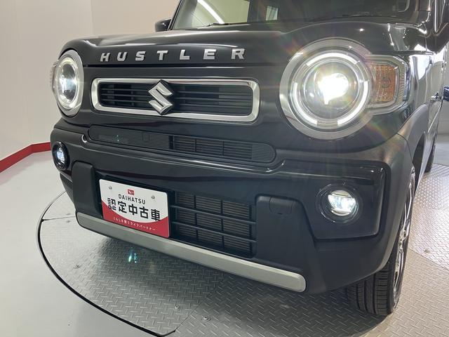 ハスラーハイブリッドＸターボ２ＷＤ　アイドリングストップ　オートライト　運転席・助手席シートヒーター　ＬＥＤヘッドライト　フロントフォグランプ　アダプティブクルーズコントロール　社外前後ドライブレコーダー　純正ナビ　ＣＤ　ＤＶＤ（愛媛県）の中古車