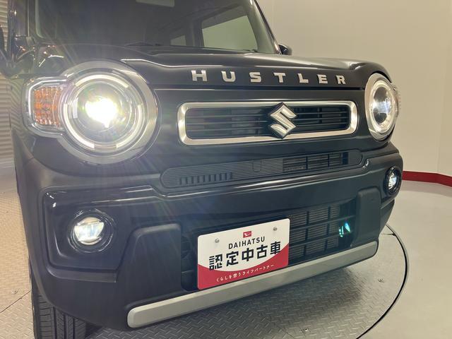 ハスラーハイブリッドＸターボ２ＷＤ　アイドリングストップ　オートライト　運転席・助手席シートヒーター　ＬＥＤヘッドライト　フロントフォグランプ　アダプティブクルーズコントロール　社外前後ドライブレコーダー　純正ナビ　ＣＤ　ＤＶＤ（愛媛県）の中古車