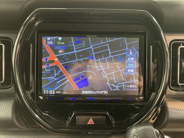 ハスラーハイブリッドＸターボ２ＷＤ　アイドリングストップ　オートライト　運転席・助手席シートヒーター　ＬＥＤヘッドライト　フロントフォグランプ　アダプティブクルーズコントロール　社外前後ドライブレコーダー　純正ナビ　ＣＤ　ＤＶＤ（愛媛県）の中古車