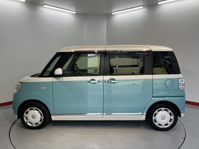 ムーヴキャンバスGメイクアップ SAII4WD 純正ナビ バックモニター フルセグTV CD DVD USB Bluetooth ドラレコ ETC 両側電動スライドドア オートライト LEDヘッドライト プッシュスタート エコアイドル(愛媛県)の中古車