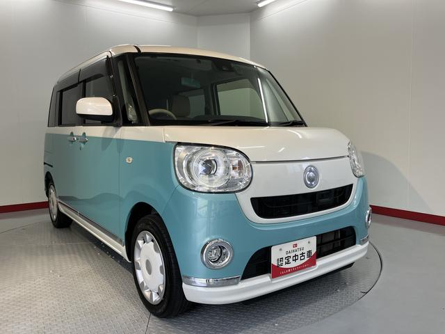 ムーヴキャンバスGメイクアップ SAII4WD 純正ナビ バックモニター フルセグTV CD DVD USB Bluetooth ドラレコ ETC 両側電動スライドドア オートライト LEDヘッドライト プッシュスタート エコアイドル(愛媛県)の中古車