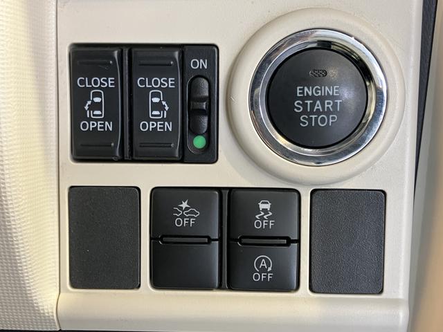 ムーヴキャンバスGメイクアップ SAII4WD 純正ナビ バックモニター フルセグTV CD DVD USB Bluetooth ドラレコ ETC 両側電動スライドドア オートライト LEDヘッドライト プッシュスタート エコアイドル(愛媛県)の中古車