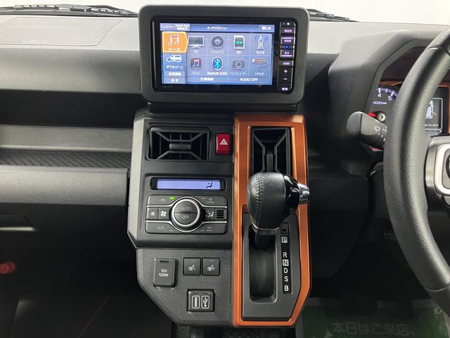 タフトＧターボ純正ナビ　パノラマモニター　フルセグＴＶ　ＣＤ　ＤＶＤ　ＵＳＢ　Ｂｌｕｅｔｏｏｔｈ　クルーズコントロール　オートライト　ＬＥＤヘッドライト　前席シートヒーター　プッシュスタート　アイドリングストップ（愛媛県）の中古車