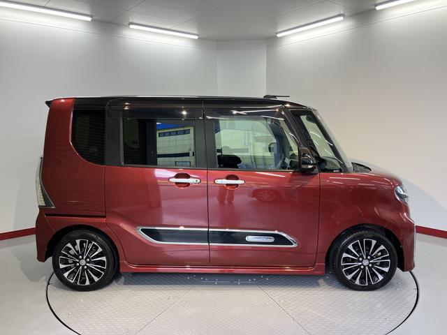 タントカスタムＲＳ純正ナビ　パノラマモニター　フルセグＴＶ　ＣＤ　ＤＶＤ　ＵＳＢ　Ｂｌｕｅｔｏｏｔｈ　ドラレコ　ＥＴＣ　両側電動スライドドア　クルーズコントロール　前席シートヒーター　オートライト　ＬＥＤヘッドライト（愛媛県）の中古車