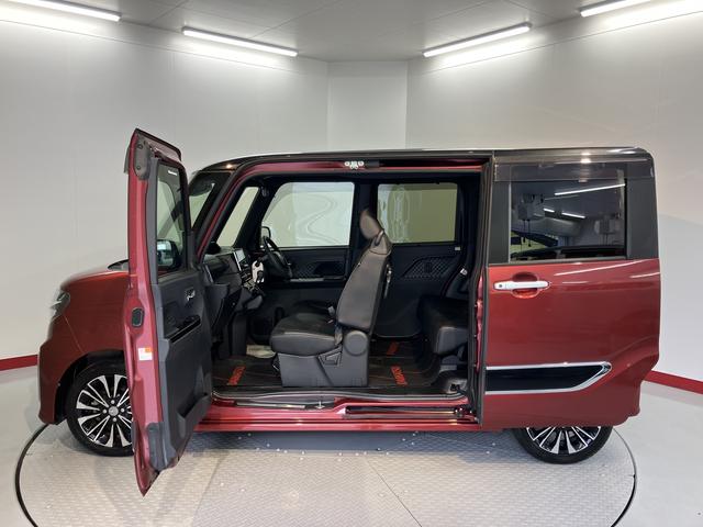 タントカスタムＲＳ純正ナビ　パノラマモニター　フルセグＴＶ　ＣＤ　ＤＶＤ　ＵＳＢ　Ｂｌｕｅｔｏｏｔｈ　ドラレコ　ＥＴＣ　両側電動スライドドア　クルーズコントロール　前席シートヒーター　オートライト　ＬＥＤヘッドライト（愛媛県）の中古車