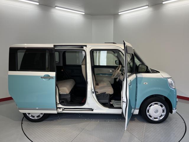 ムーヴキャンバスＧメイクアップＶＳ　ＳＡIII純正ナビ　パノラマモニター　フルセグＴＶ　ＣＤ　ＤＶＤ　ＵＳＢ　Ｂｌｕｅｔｏｏｔｈ　ＥＴＣ　ドラレコ　両側電動スライドドア　運転席シートヒーター　オートライト　ＬＥＤヘッドライト　電動格納ドアミラー（愛媛県）の中古車