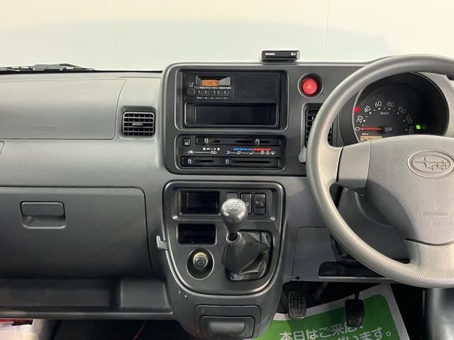 サンバーバントランスポーター4WD マニュアル車 ラジオ エアコン パワステ 前席パワーウィンドウ 運転席エアバッグ 助手席エアバッグ 両側スライドドア(愛媛県)の中古車