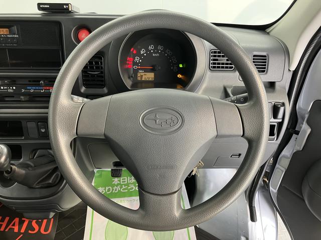 サンバーバントランスポーター4WD マニュアル車 ラジオ エアコン パワステ 前席パワーウィンドウ 運転席エアバッグ 助手席エアバッグ 両側スライドドア(愛媛県)の中古車