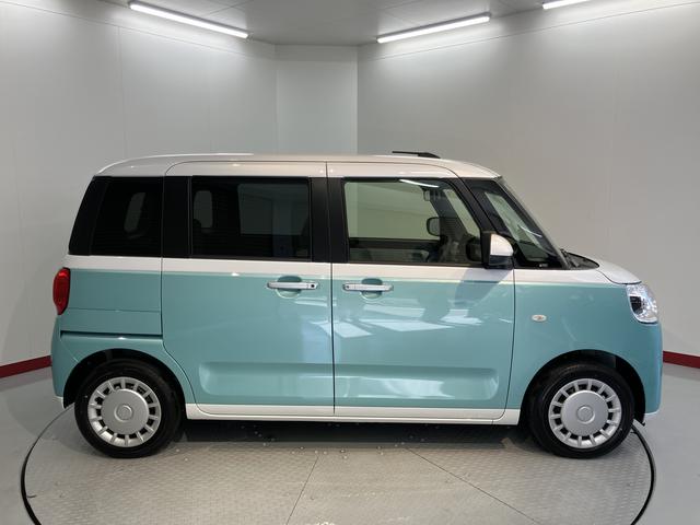 ムーヴキャンバスストライプスＸ２ＷＤ　ＣＶＴ車　両側電動スライドドア　オートライト　アイドリングストップ　ベンチシート　電動格納ドアミラー　キーフリーシステム（愛媛県）の中古車