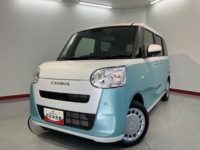 ムーヴキャンバスストライプスＸ２ＷＤ　ＣＶＴ車　両側電動スライドドア　オートライト　アイドリングストップ　ベンチシート　電動格納ドアミラー　キーフリーシステム（愛媛県）の中古車