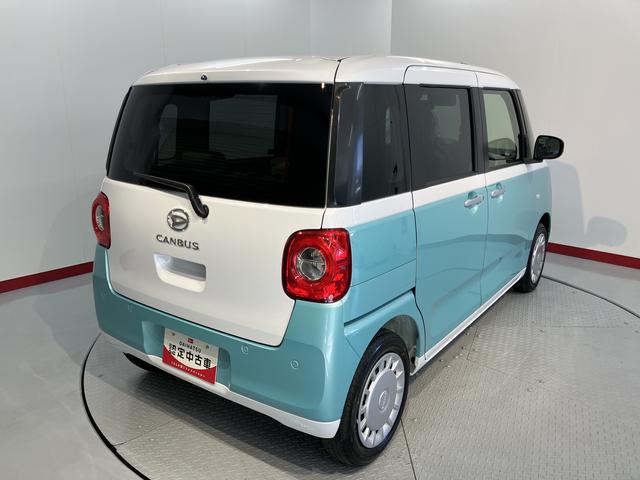 ムーヴキャンバスストライプスＸ２ＷＤ　ＣＶＴ車　両側電動スライドドア　オートライト　アイドリングストップ　ベンチシート　電動格納ドアミラー　キーフリーシステム（愛媛県）の中古車