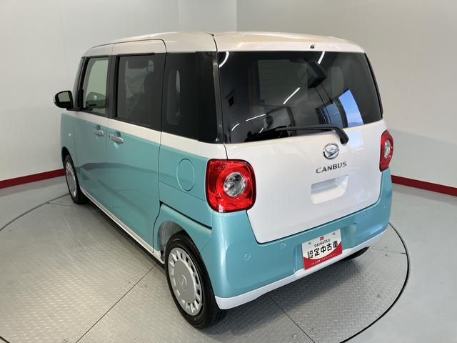 ムーヴキャンバスストライプスＸ２ＷＤ　ＣＶＴ車　両側電動スライドドア　オートライト　アイドリングストップ　ベンチシート　電動格納ドアミラー　キーフリーシステム（愛媛県）の中古車