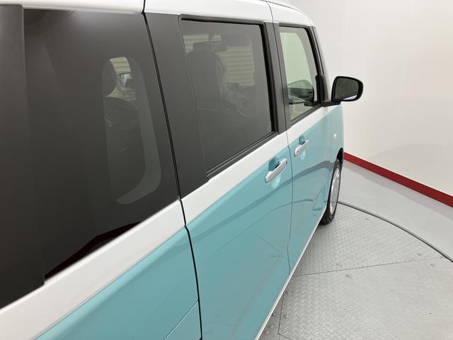 ムーヴキャンバスストライプスＸ２ＷＤ　ＣＶＴ車　両側電動スライドドア　オートライト　アイドリングストップ　ベンチシート　電動格納ドアミラー　キーフリーシステム（愛媛県）の中古車