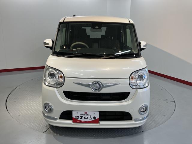 ムーヴキャンバスＧメイクアップ　ＳＡII純正ナビ　パノラマモニター　地上デジタルＴＶ　ＥＴＣ　ＳＡＩＩ　オートライト　ＬＥＤヘッドライト　両側電動スライドドア　プッシュボタン　アイドリングストップ　キーフリーシステム（愛媛県）の中古車