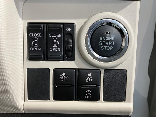 ムーヴキャンバスＧメイクアップ　ＳＡII純正ナビ　パノラマモニター　地上デジタルＴＶ　ＥＴＣ　ＳＡＩＩ　オートライト　ＬＥＤヘッドライト　両側電動スライドドア　プッシュボタン　アイドリングストップ　キーフリーシステム（愛媛県）の中古車