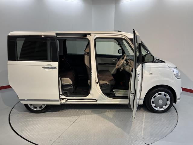 ムーヴキャンバスＧメイクアップ　ＳＡII純正ナビ　パノラマモニター　地上デジタルＴＶ　ＥＴＣ　ＳＡＩＩ　オートライト　ＬＥＤヘッドライト　両側電動スライドドア　プッシュボタン　アイドリングストップ　キーフリーシステム（愛媛県）の中古車