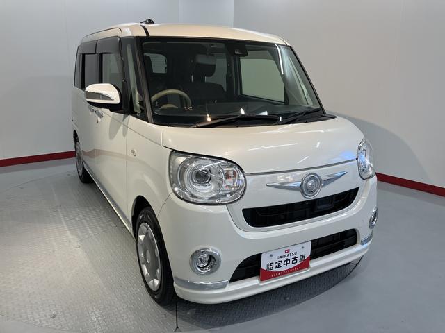 ムーヴキャンバスＧメイクアップ　ＳＡII純正ナビ　パノラマモニター　地上デジタルＴＶ　ＥＴＣ　ＳＡＩＩ　オートライト　ＬＥＤヘッドライト　両側電動スライドドア　プッシュボタン　アイドリングストップ　キーフリーシステム（愛媛県）の中古車