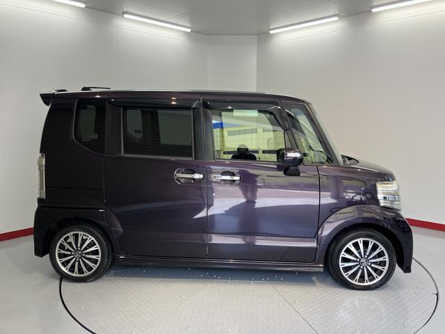 Ｎ−ＢＯＸカスタムＧ・ターボＬパッケージナビ　地上デジタルＴＶ　バックカメラ　両側電動スライドドア　プッシュボタン　ディスチャージヘッドライト　オートライト　クルーズコントロール　純正アルミホイール（愛媛県）の中古車