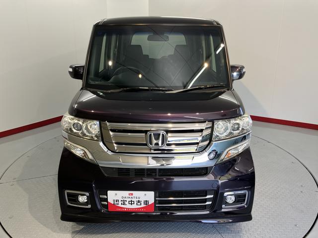 Ｎ−ＢＯＸカスタムＧ・ターボＬパッケージナビ　地上デジタルＴＶ　バックカメラ　両側電動スライドドア　プッシュボタン　ディスチャージヘッドライト　オートライト　クルーズコントロール　純正アルミホイール（愛媛県）の中古車