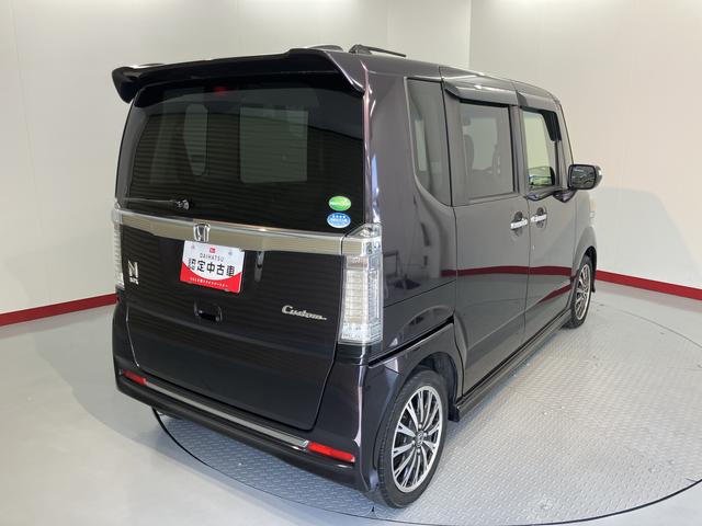 Ｎ−ＢＯＸカスタムＧ・ターボＬパッケージナビ　地上デジタルＴＶ　バックカメラ　両側電動スライドドア　プッシュボタン　ディスチャージヘッドライト　オートライト　クルーズコントロール　純正アルミホイール（愛媛県）の中古車